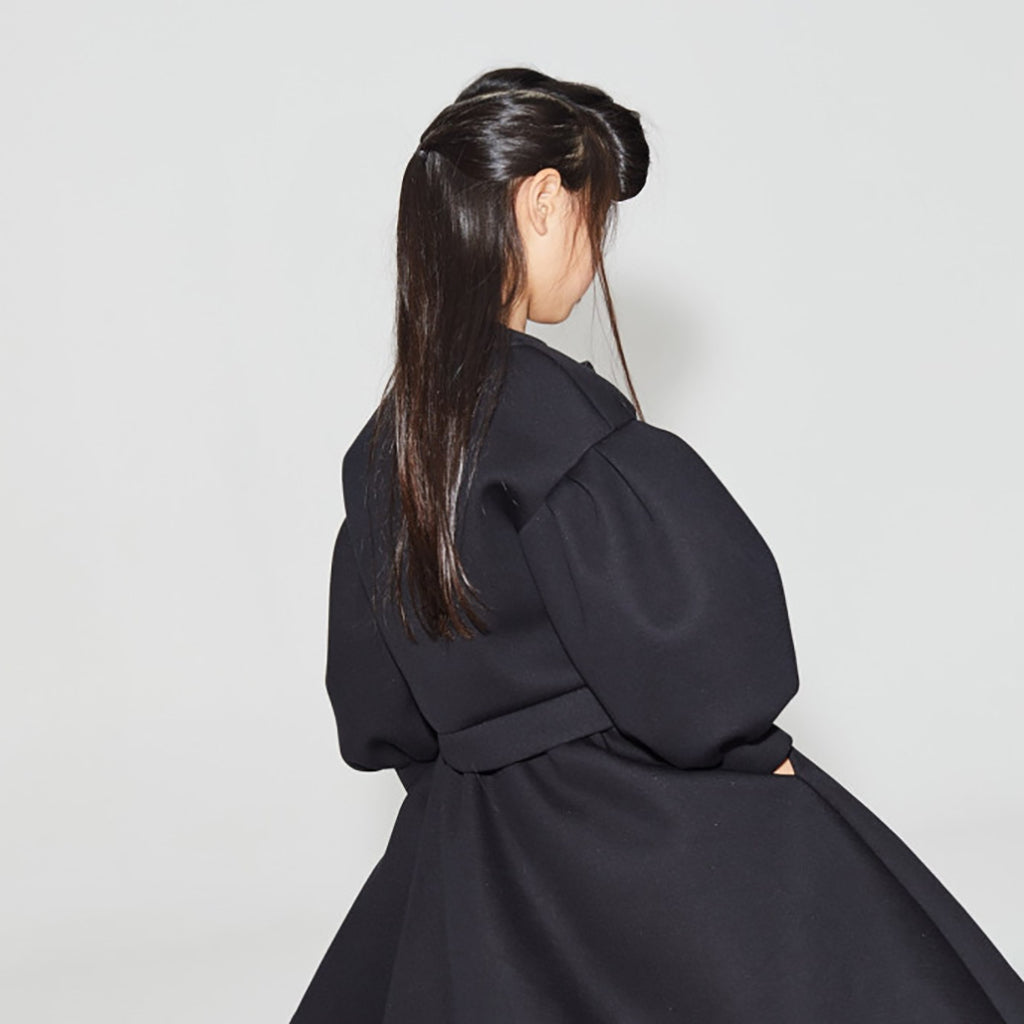 Little Creative Factory Child Neoprene Ruffle Sweatshirt Black