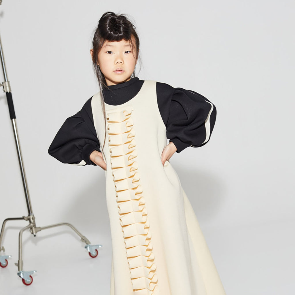 Little Creative Factory Child Neoprene Striped Balloon Sweatshirt Black