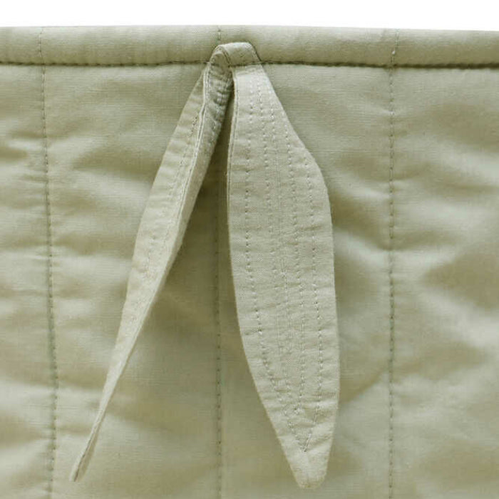 Lorena Canals Baby Set Of Two Quilted Baskets Olive Green