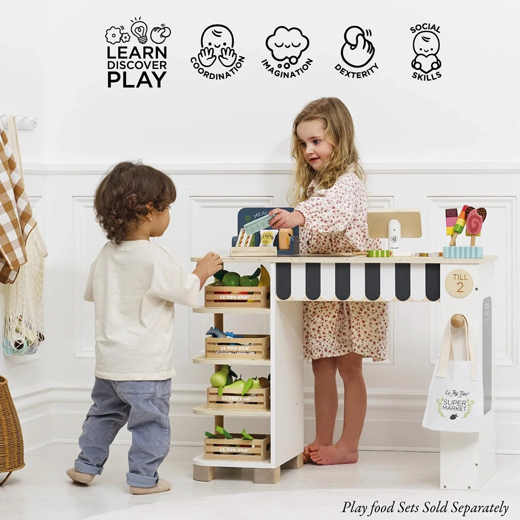 Le Toy Van Supermarket Till Checkout And Accessories