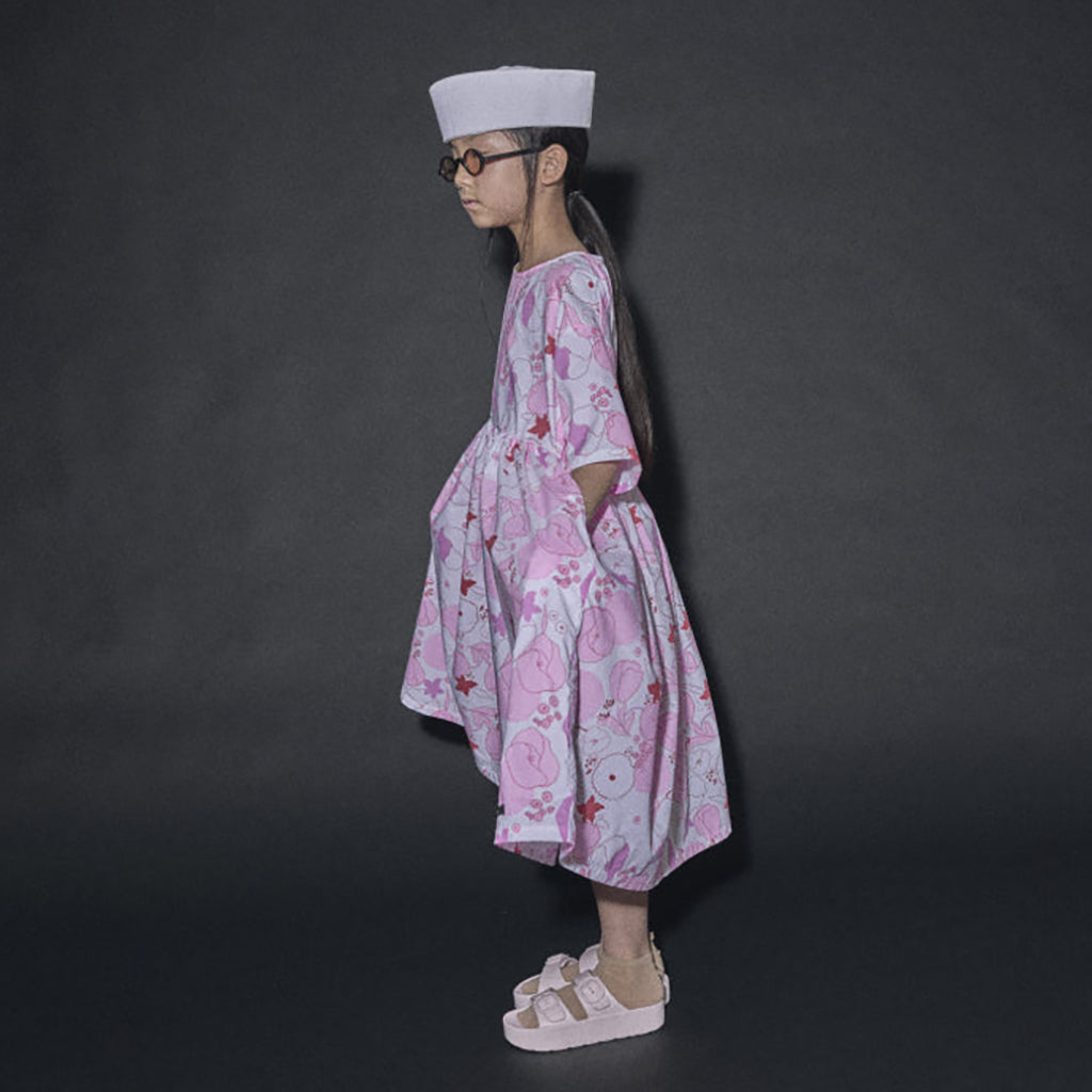 Little Creative Factory Child Coral Reef Dress Pink Flower Print