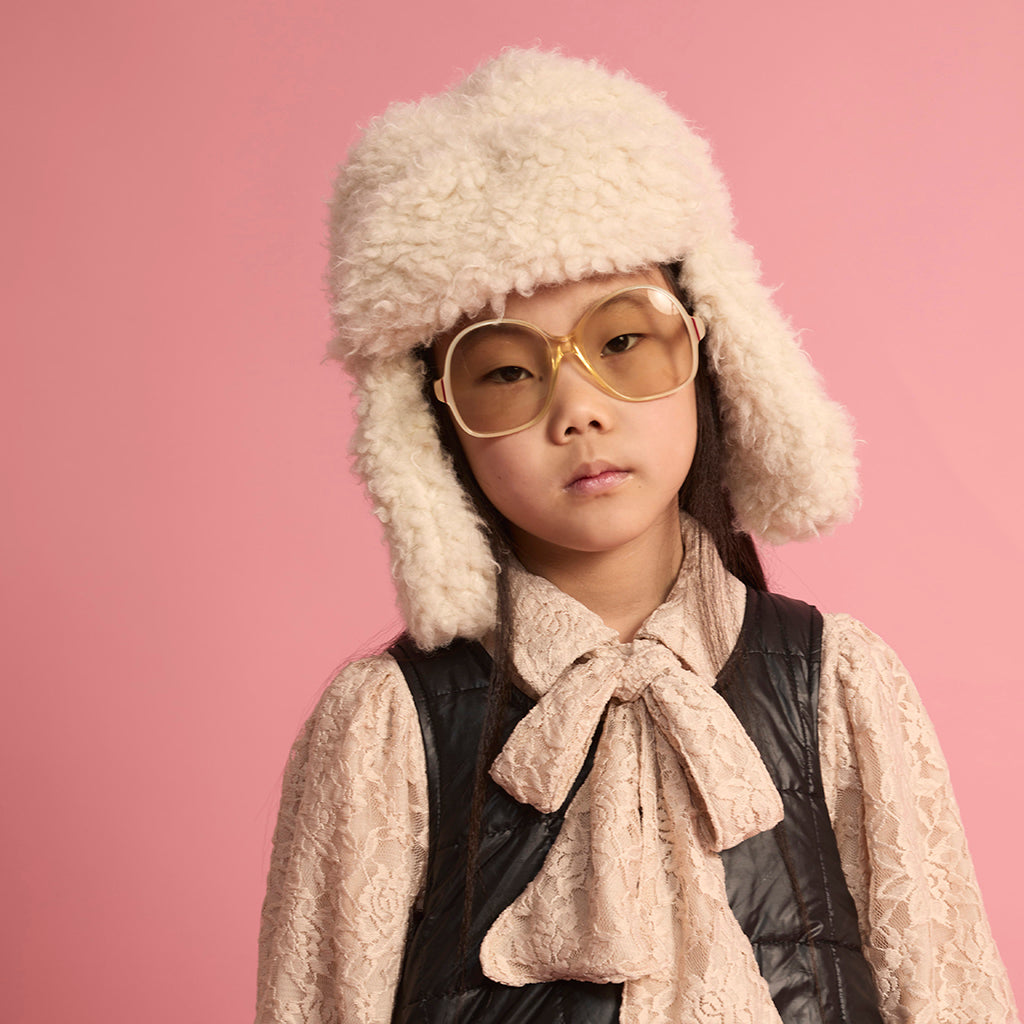 Little Creative Factory Child Fur Hat Cream