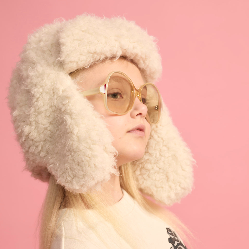 Little Creative Factory Child Fur Hat Cream