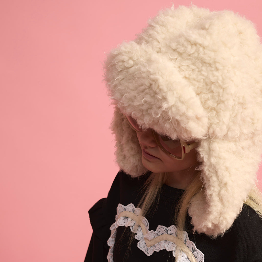 Little Creative Factory Child Fur Hat Cream