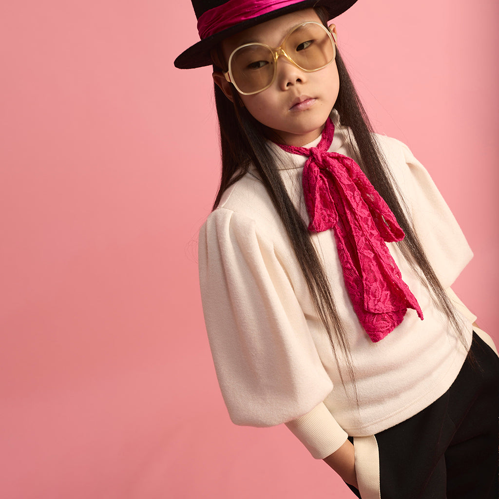 Little Creative Factory Child Knit Turtleneck Sweater Cream