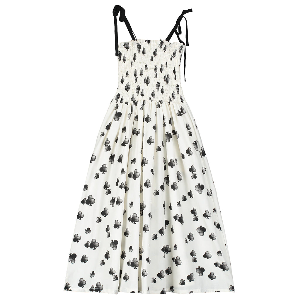 Little Creative Factory Child Lucky Strap Dress Cream And Black