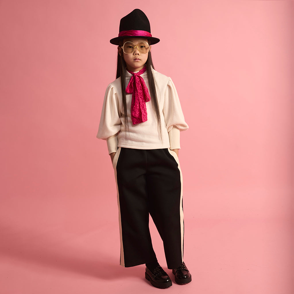 Little Creative Factory Child Neoprene Striped Pants Black