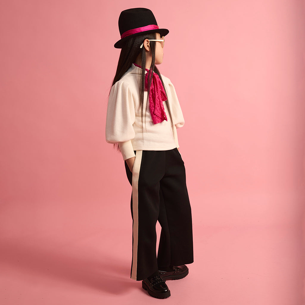 Little Creative Factory Child Neoprene Striped Pants Black