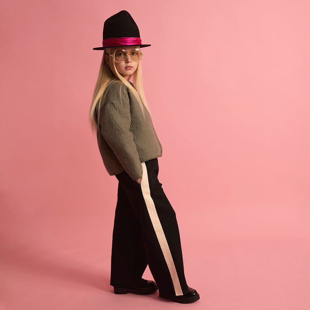 Little Creative Factory Child Neoprene Striped Pants Black