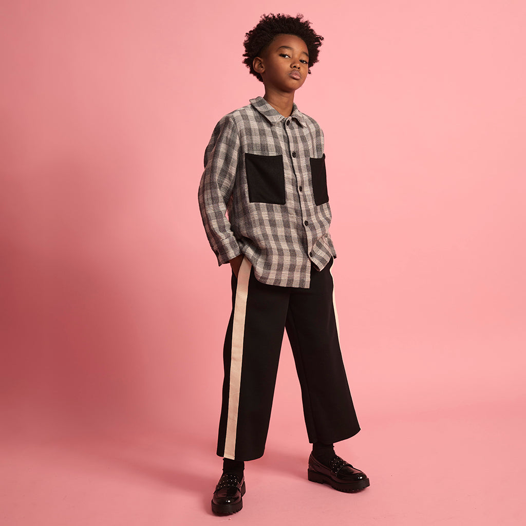 Little Creative Factory Child Neoprene Striped Pants Black