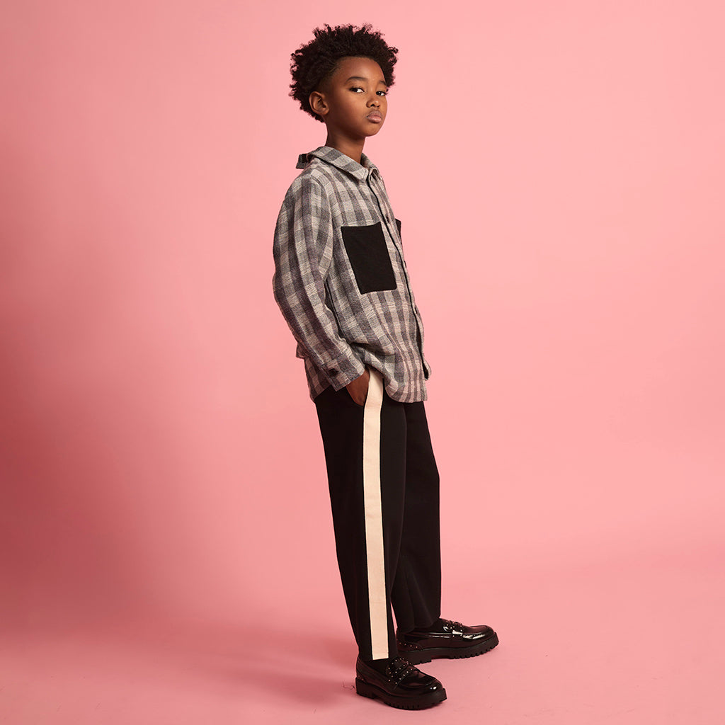 Little Creative Factory Child Neoprene Striped Pants Black