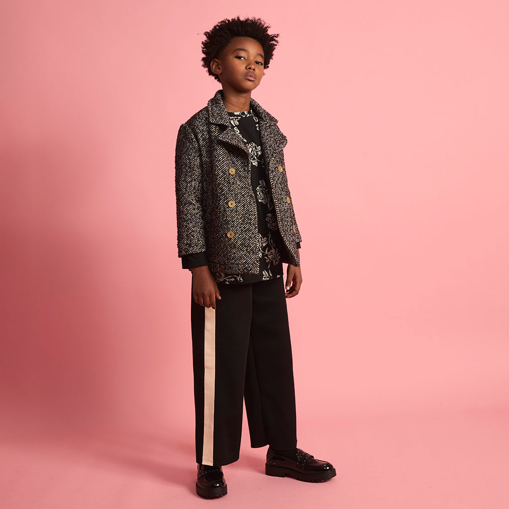 Little Creative Factory Child Neoprene Striped Pants Black