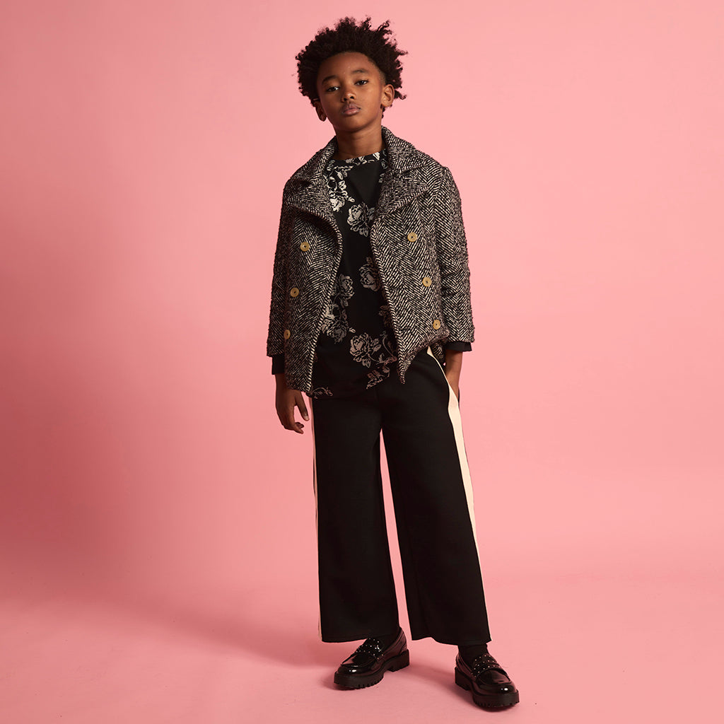 Little Creative Factory Child Neoprene Striped Pants Black