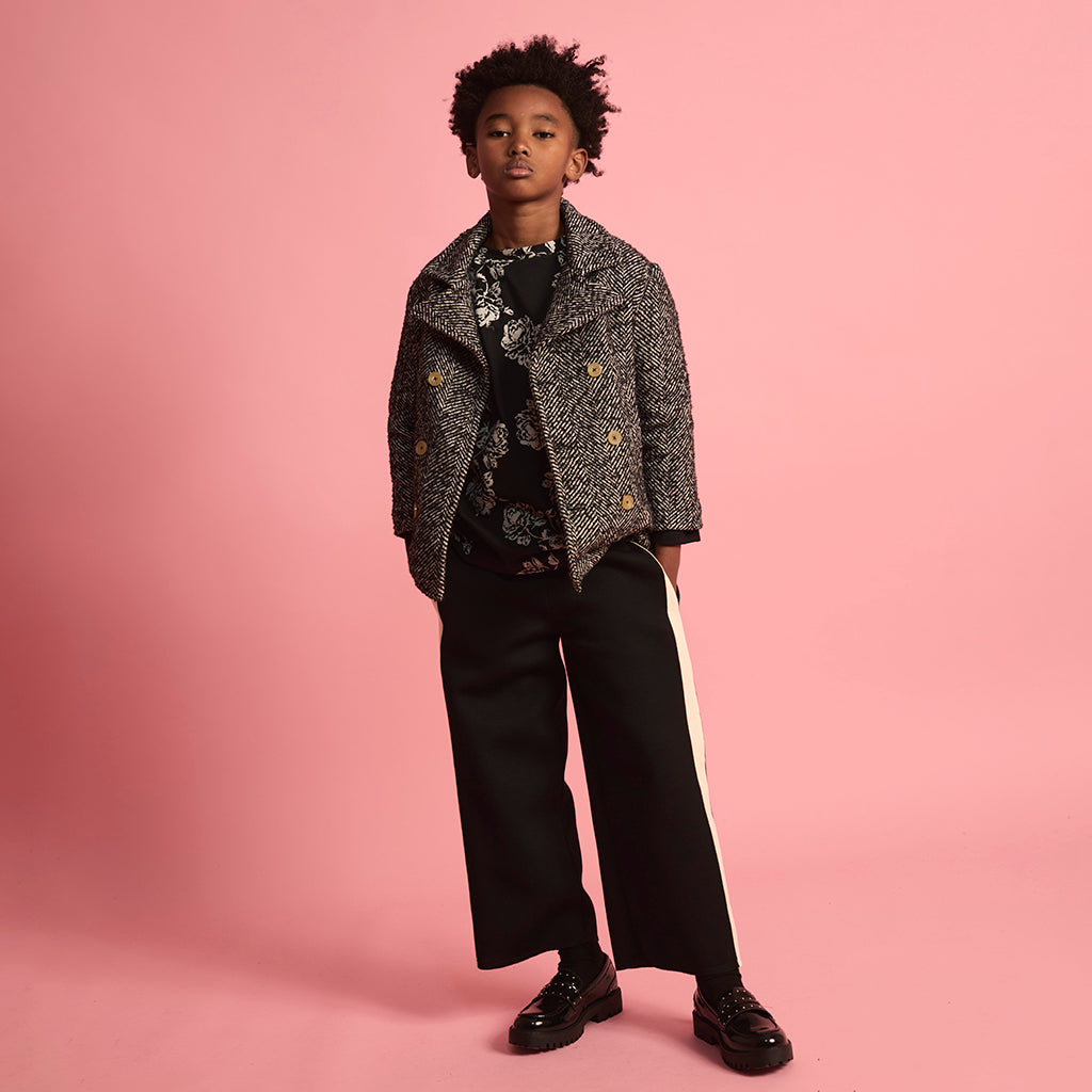 Little Creative Factory Child Neoprene Striped Pants Black