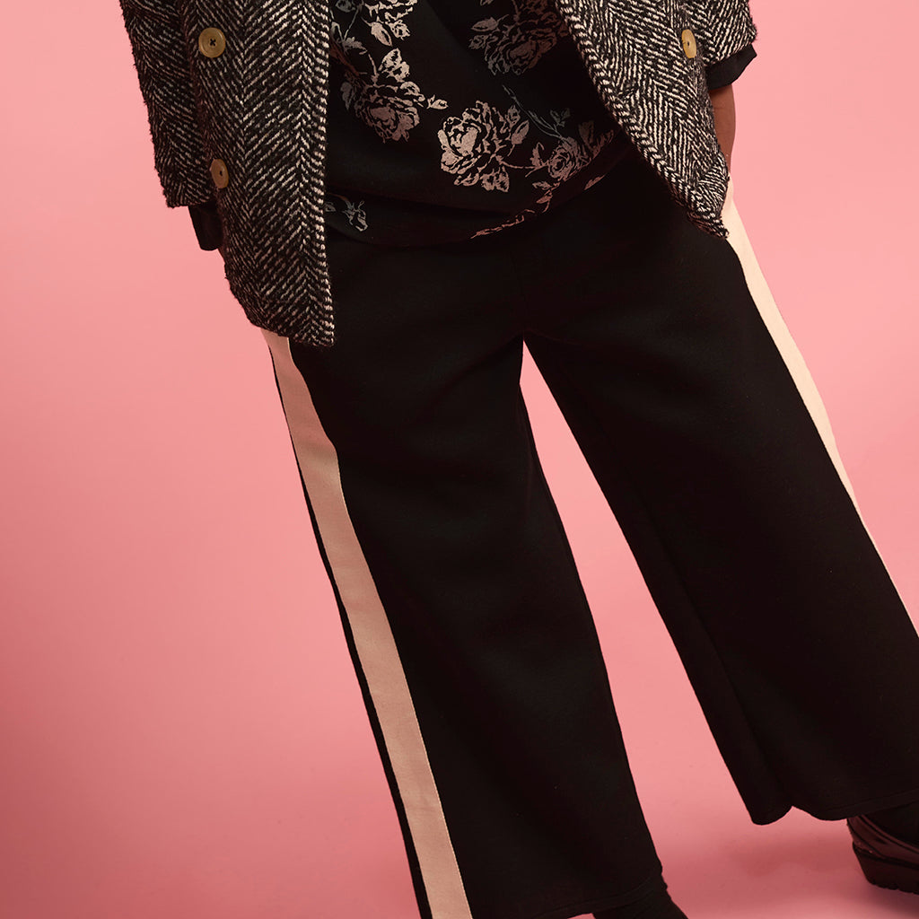 Little Creative Factory Child Neoprene Striped Pants Black