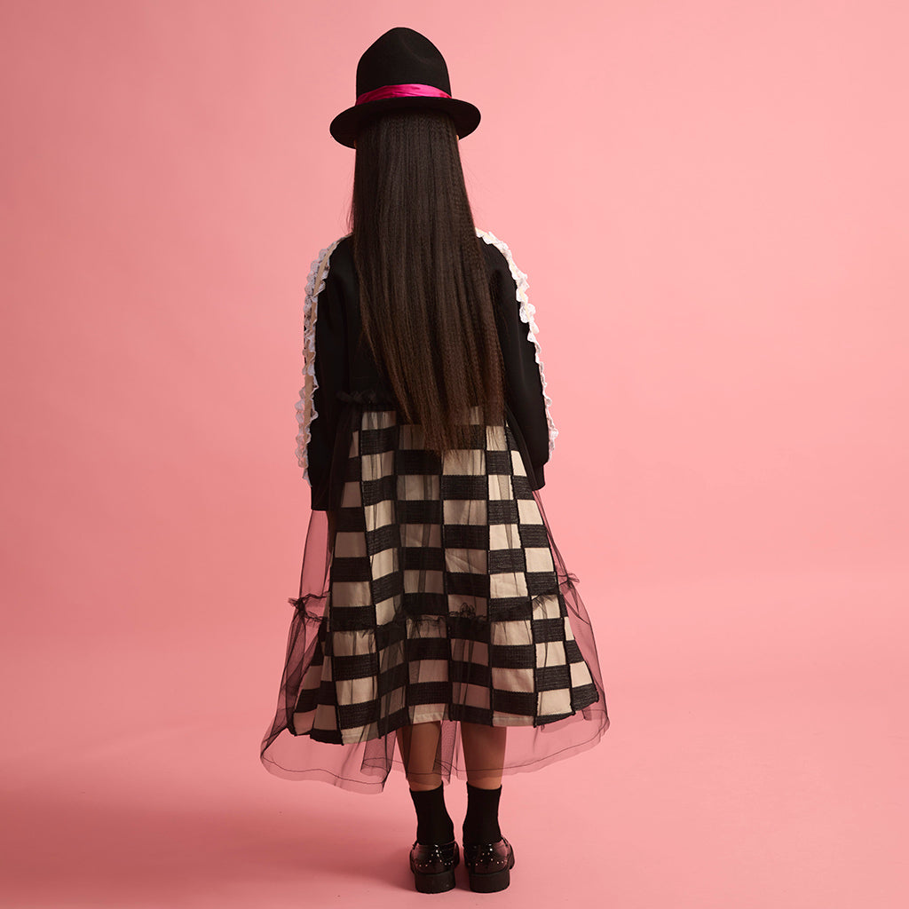 Little Creative Factory Child Neoprene Tulle Jacket Black