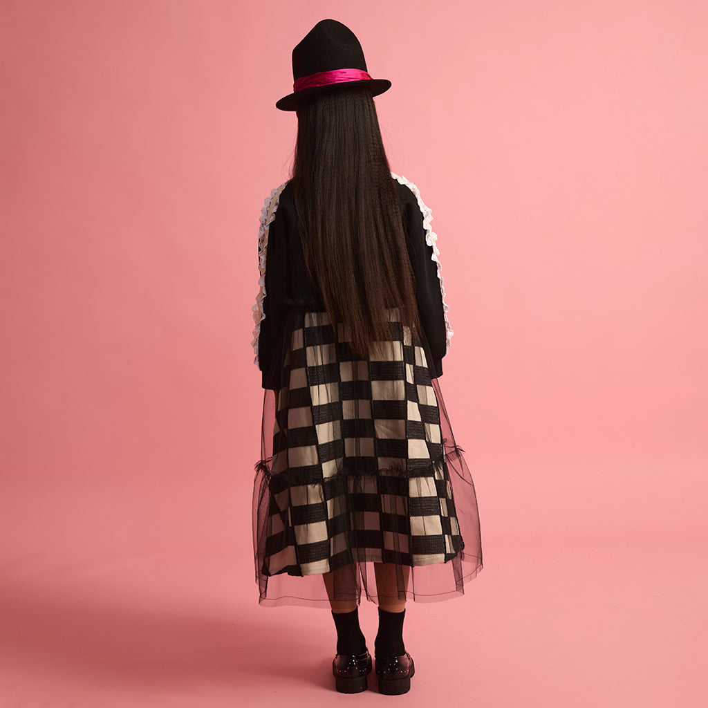 Little Creative Factory Child Neoprene Tulle Jacket Black