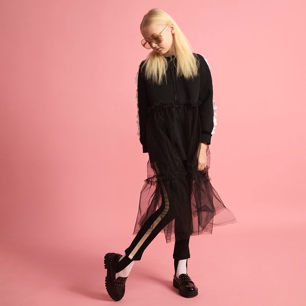 Little Creative Factory Child Neoprene Tulle Jacket Black