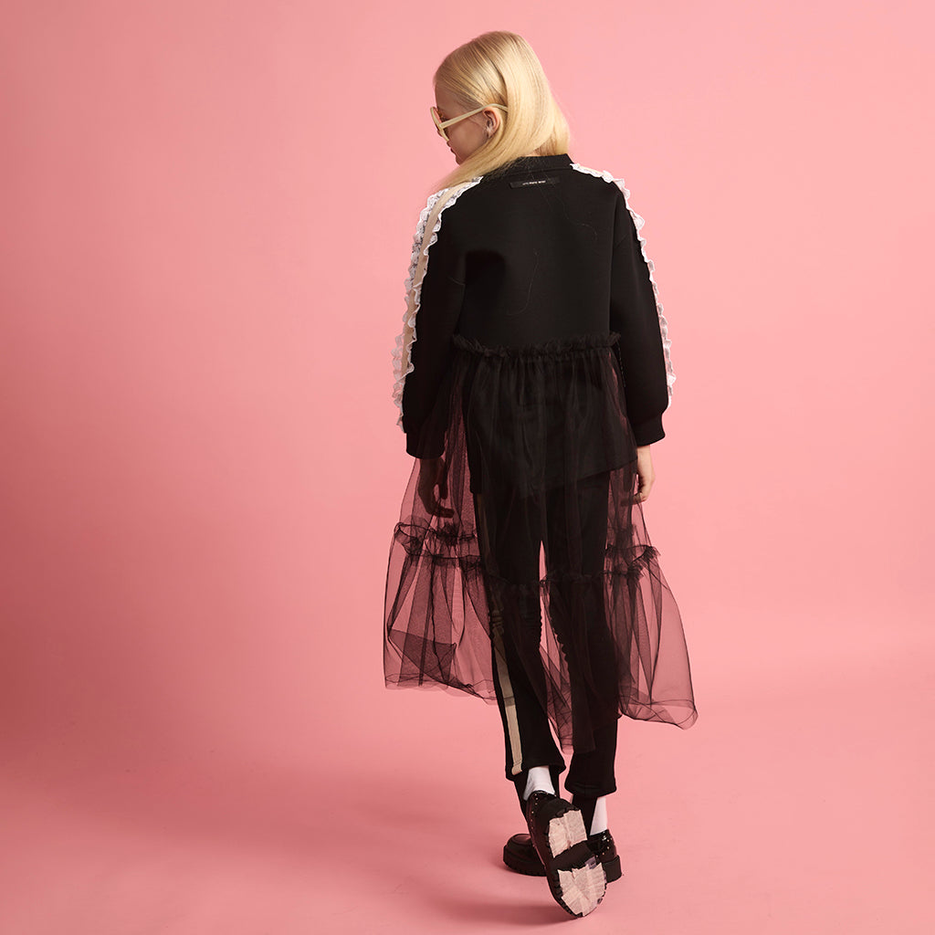 Little Creative Factory Child Neoprene Tulle Jacket Black