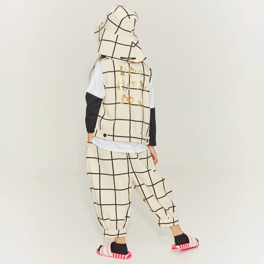 Little Creative Factory Child Trapeze Hat Cream And Black