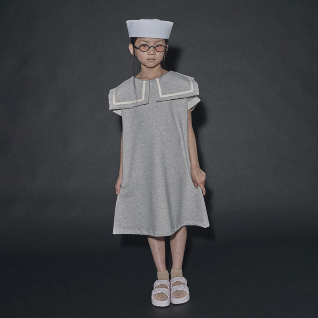 Little Creative Factory Child Wander Sweat Dress Grey Melange