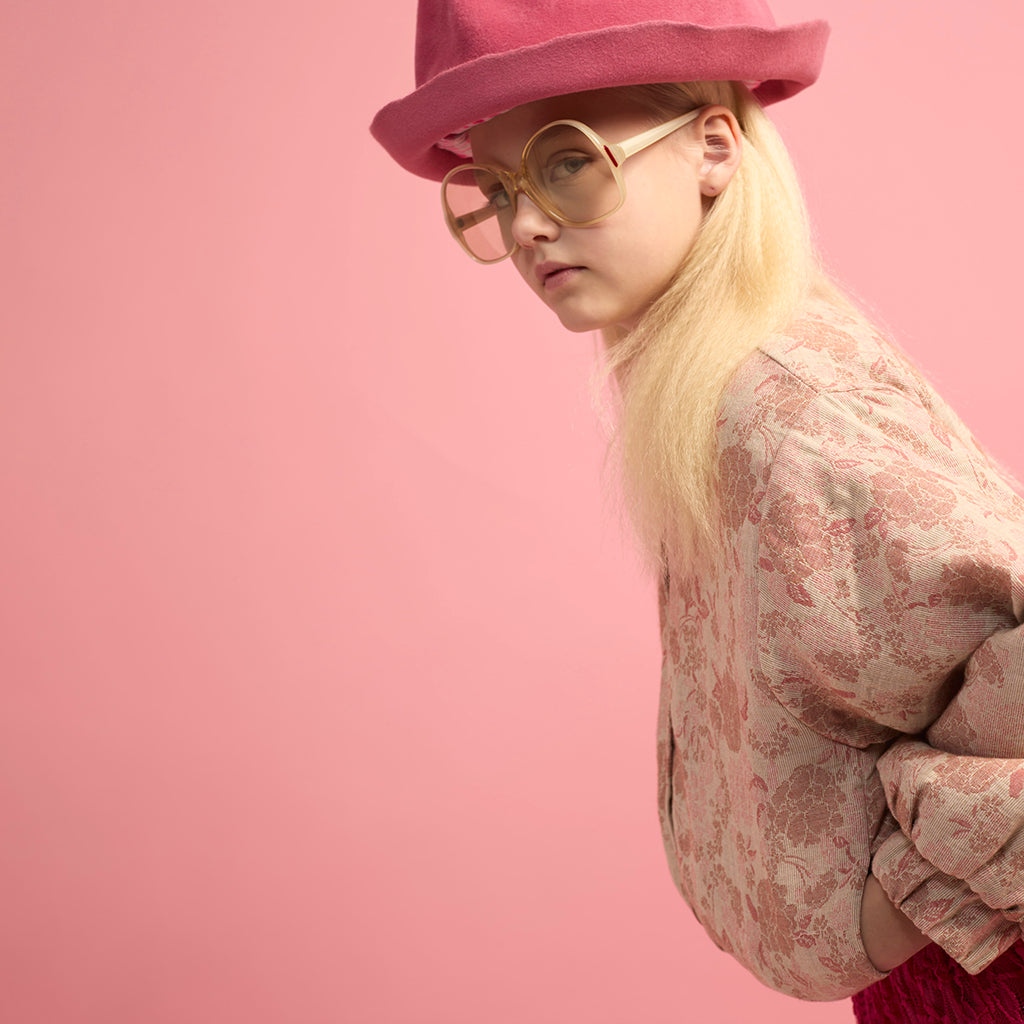 Little Creative Factory Child Wildflower Bomber Jacket Pink