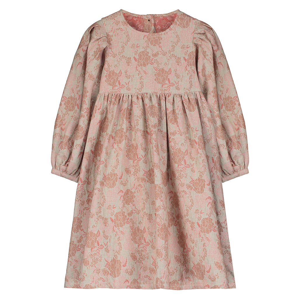 open lace back dress Little Creative Factory Child Wildflower Dress Pink
