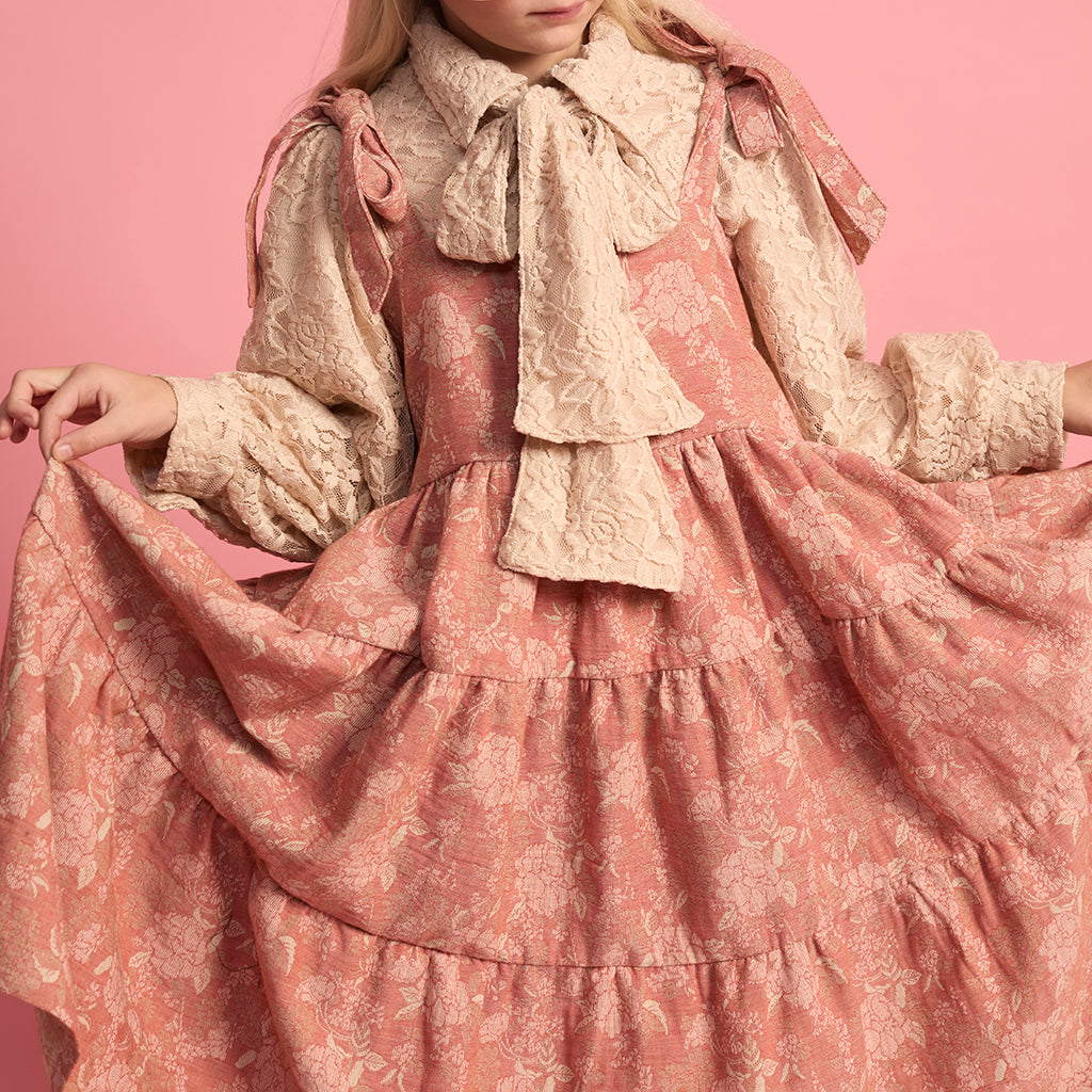 Little Creative Factory Child Wildflower Strap Dress Pink