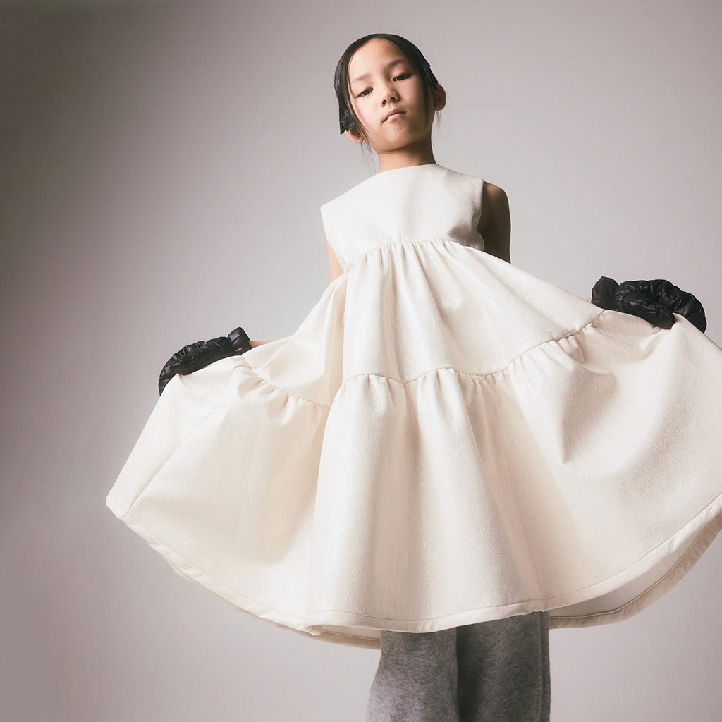 Little Creative Factory Child Electra Apron Dress White