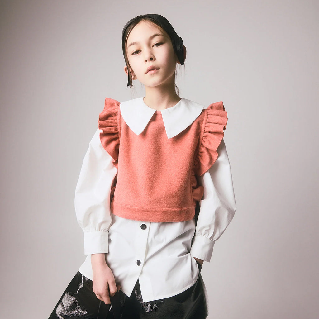 Little Creative Factory Child Mia Collar Shirt White