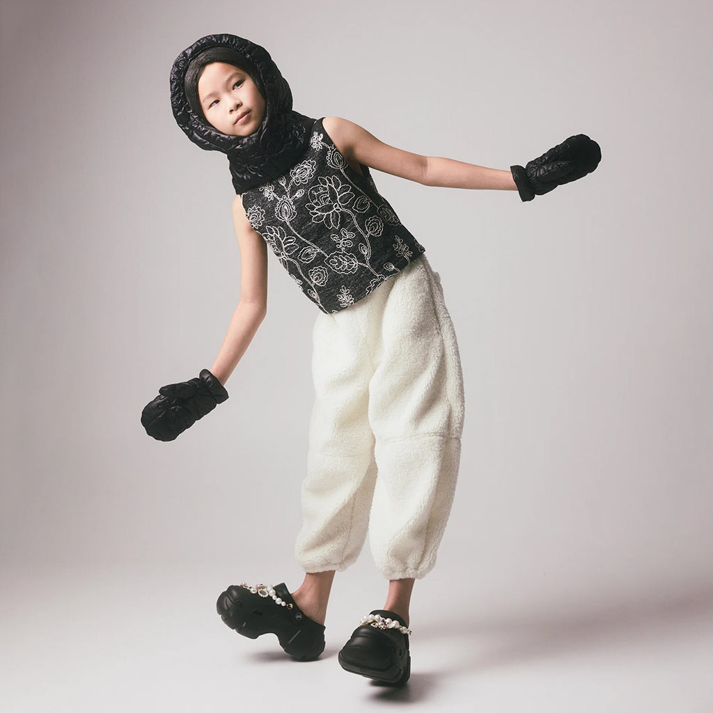 Little Creative Factory Child Winter Sweatpants Cream