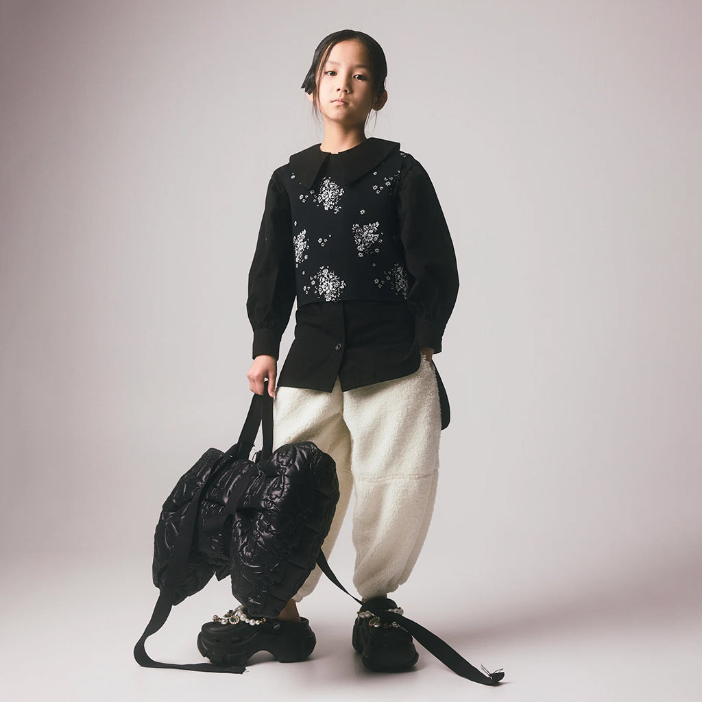 Little Creative Factory Child Winter Sweatpants Cream