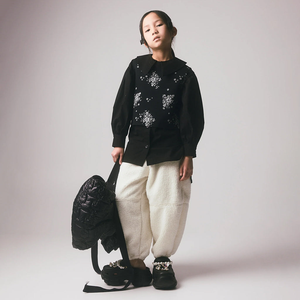 Little Creative Factory Child Winter Sweatpants Cream