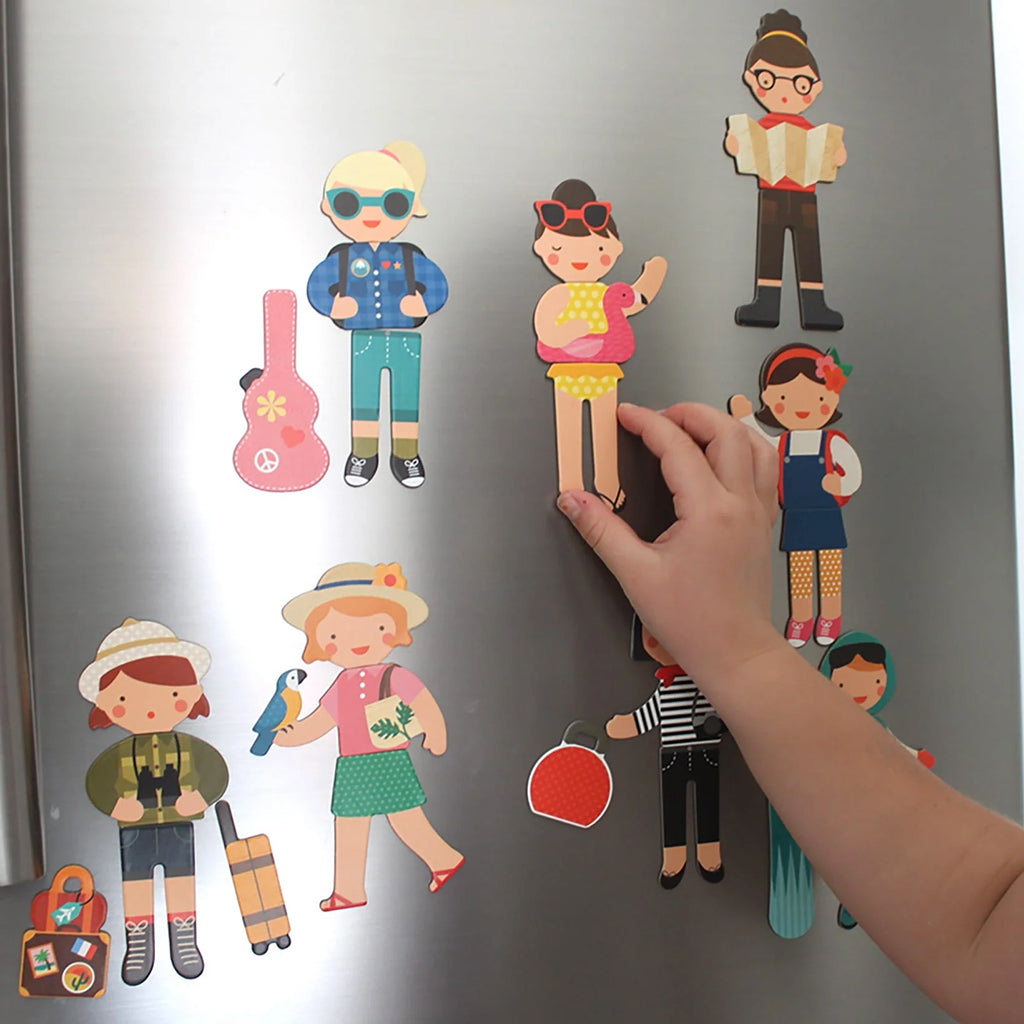 Library - Little Travelers On-the-Go Magnetic Play Set