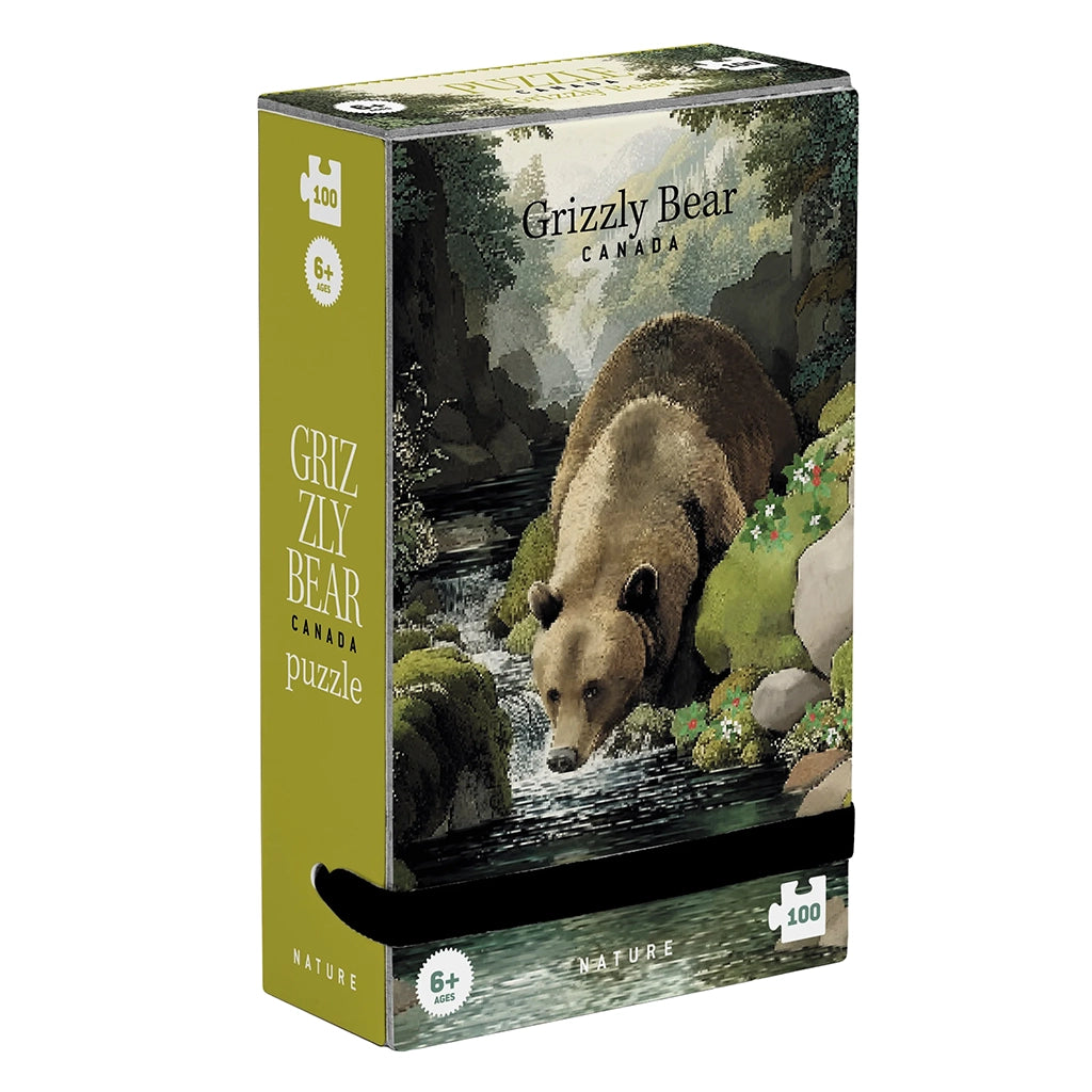 Londji Tiny Jigsaw Puzzle Grizzly Bear