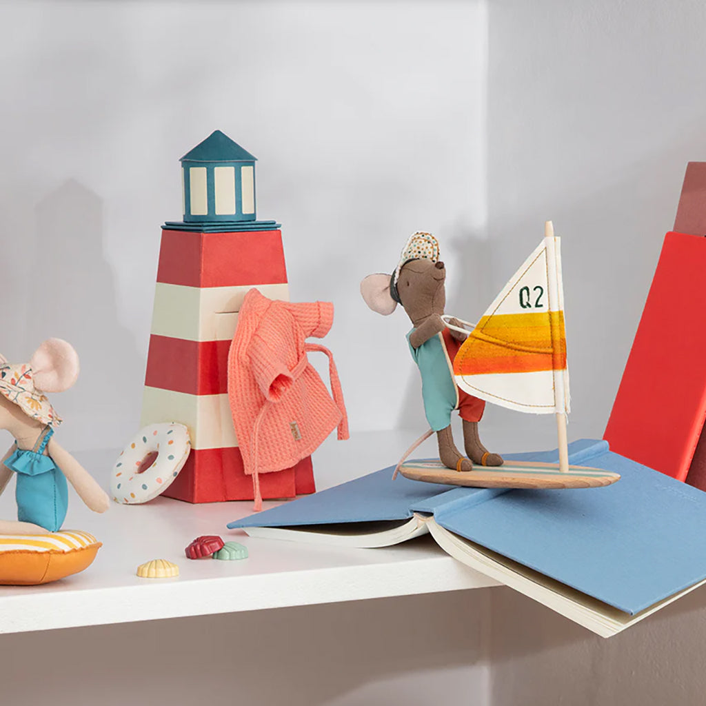 Maileg Toys Mouse Beach Big Brother Wind Surfer