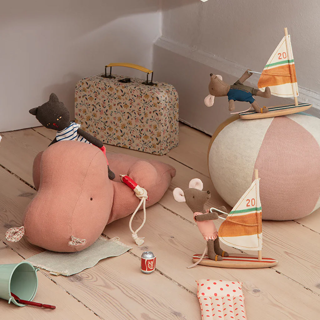 Maileg Toys Mouse Beach Little Sister Wind Surfer