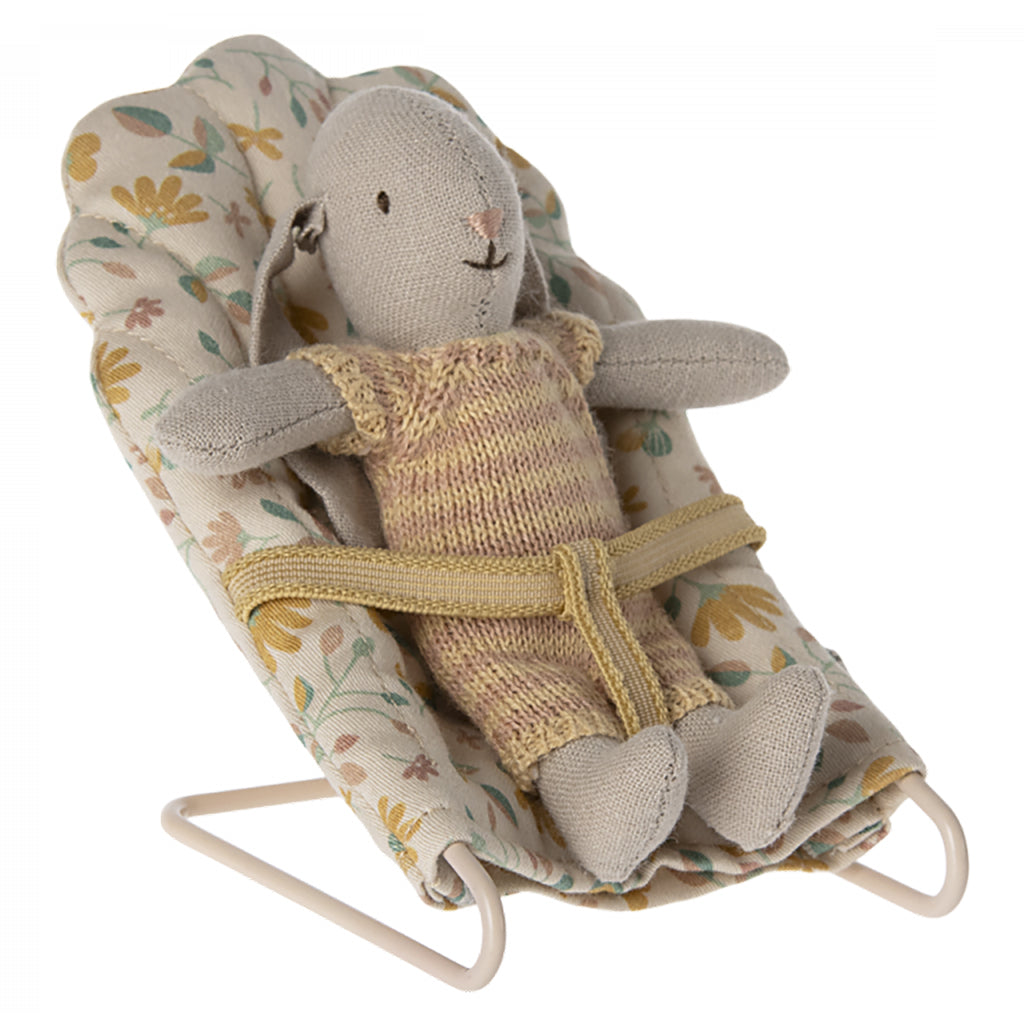 Maileg Toys Mouse Baby Nursery Micro Baby Sitter Bouncy Chair