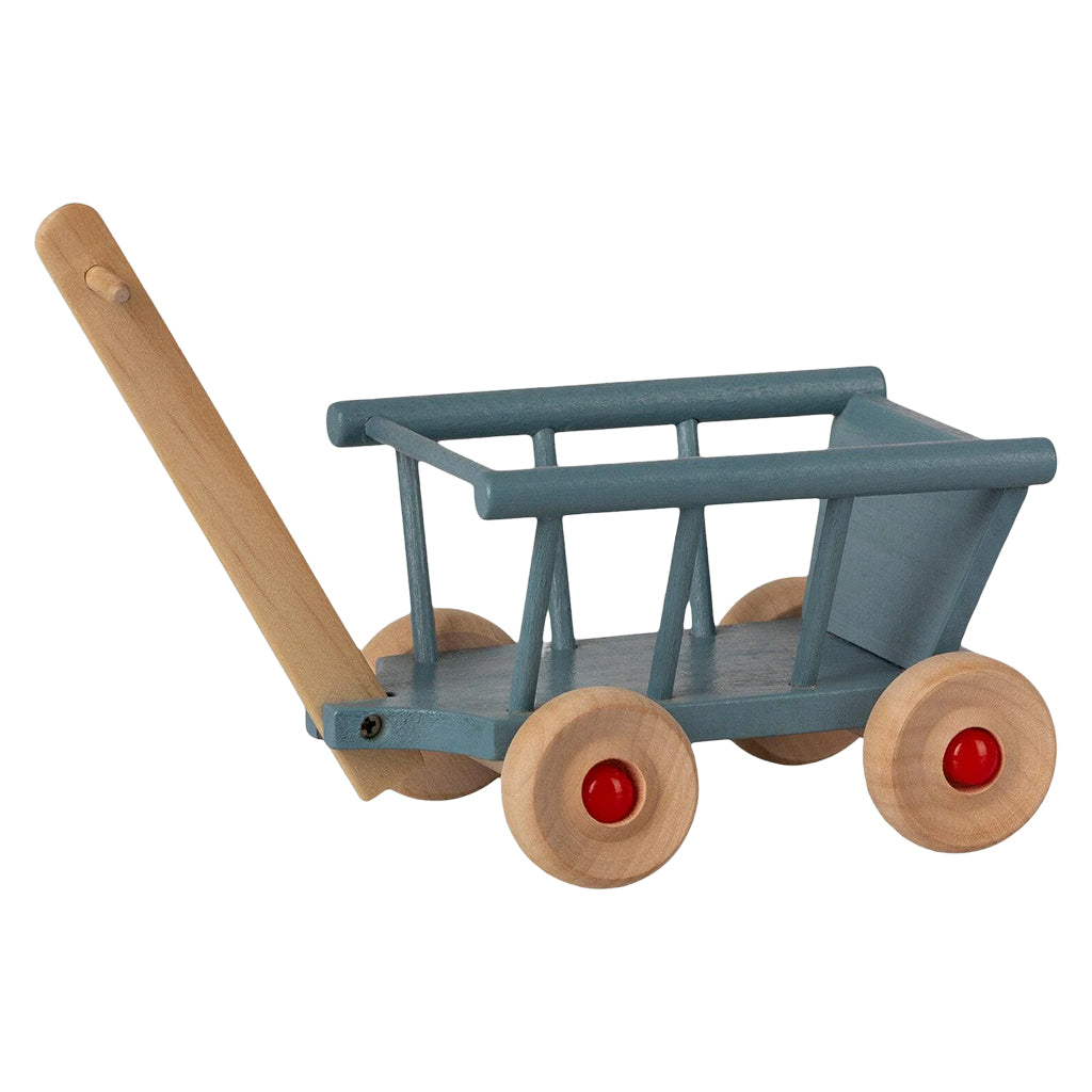 Maileg Toys Mouse Nursery Micro Wagon Blue