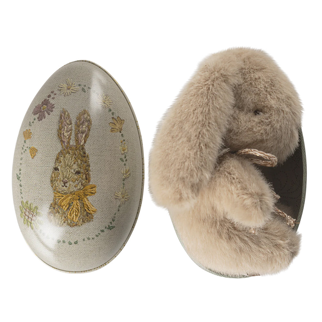 Maileg Toys Mini Bunny Plush Soft Toy Cream Peach Beige