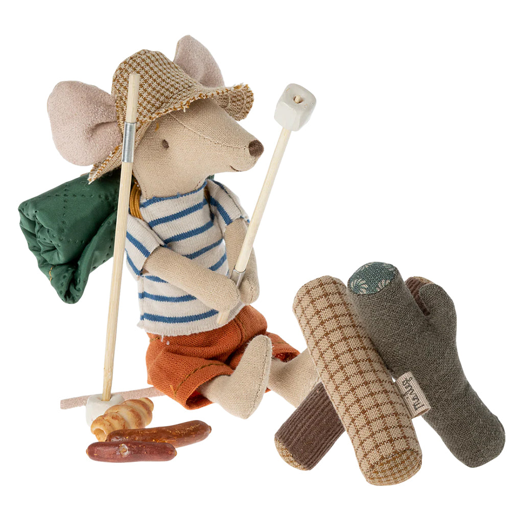 Maileg Toys Mouse Outdoor Bonfire Set