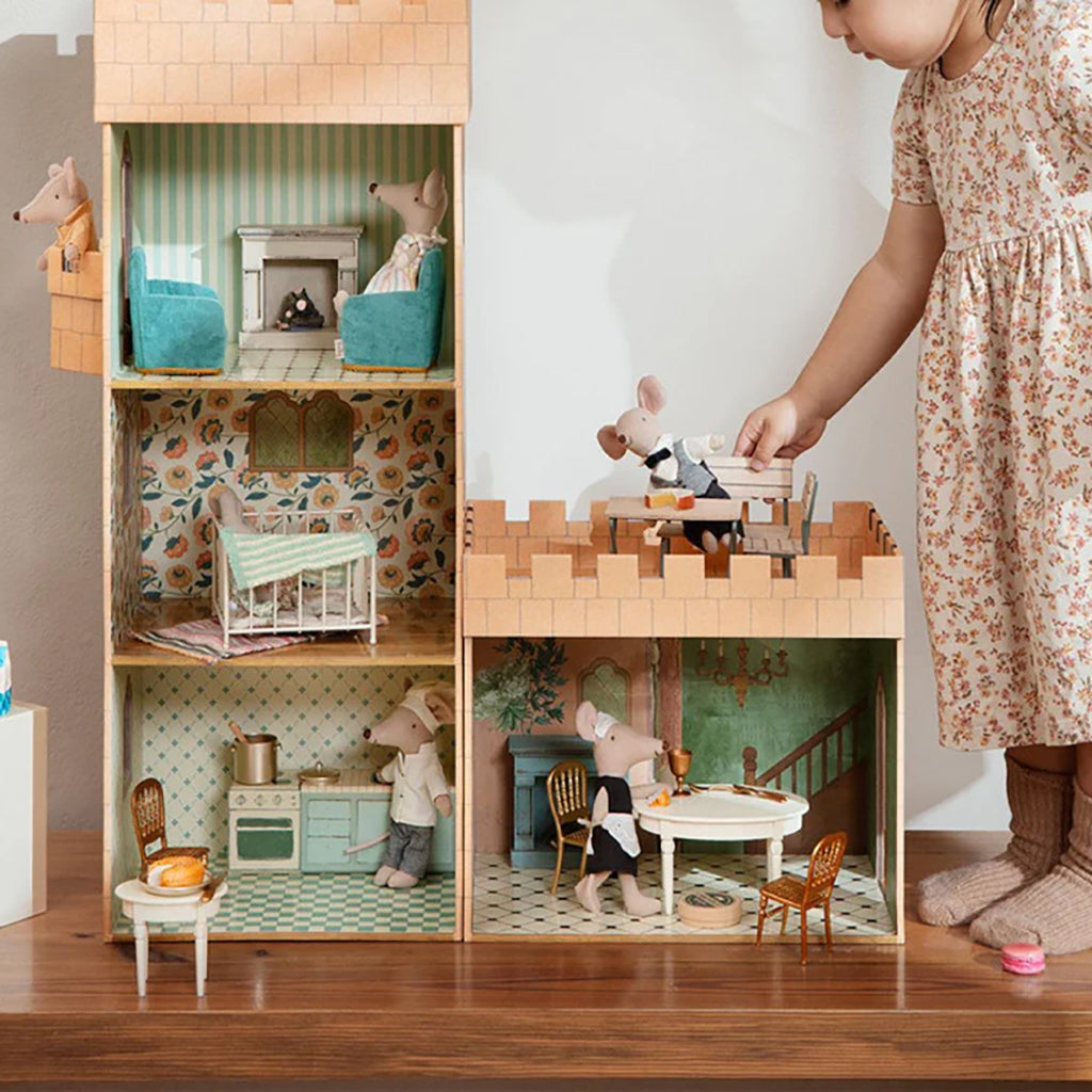 Maileg Toys Mouse Dollhouse Miniature Castle Hall