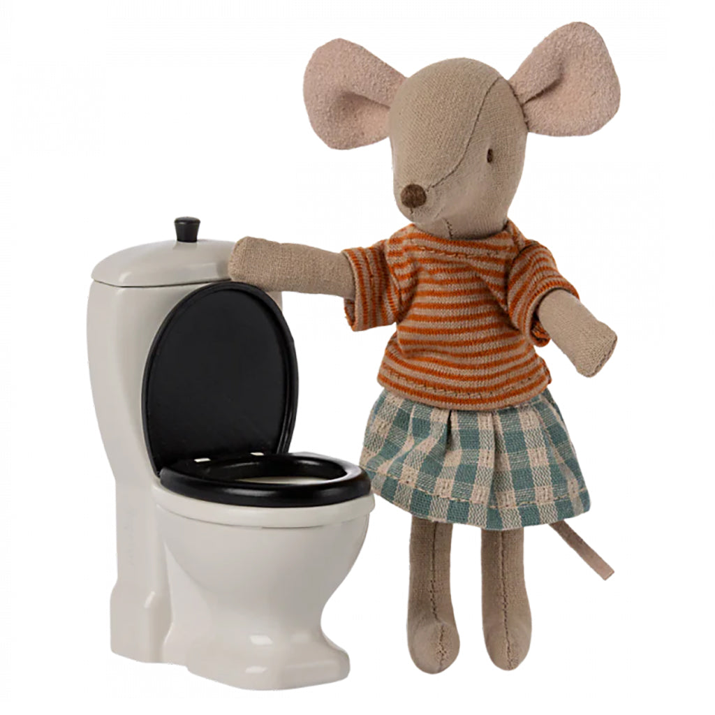Maileg Toys Mouse Bath Miniature Toilet