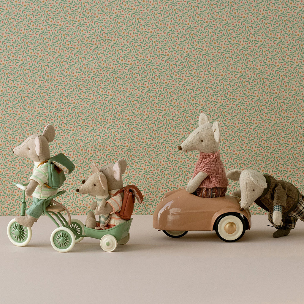 Maileg Toys Mouse Outdoor Miniature Tricycle Hanger Green