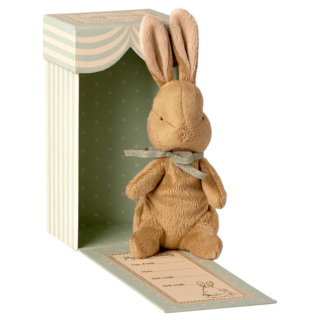 Maileg Toys My First Bunny Soft Toy Light Blue