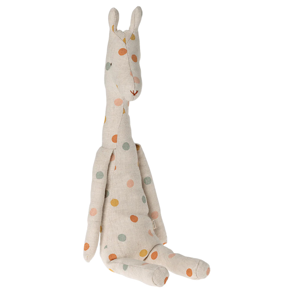 Maileg Toys Safari Friends Medium Giraffe Soft Toy