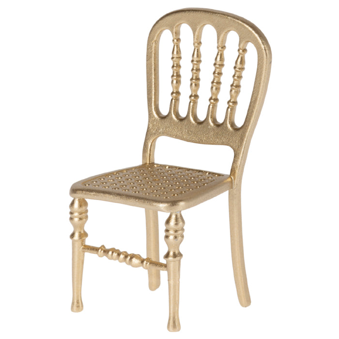 Maileg Toys Mouse Living Miniature Chair Gold