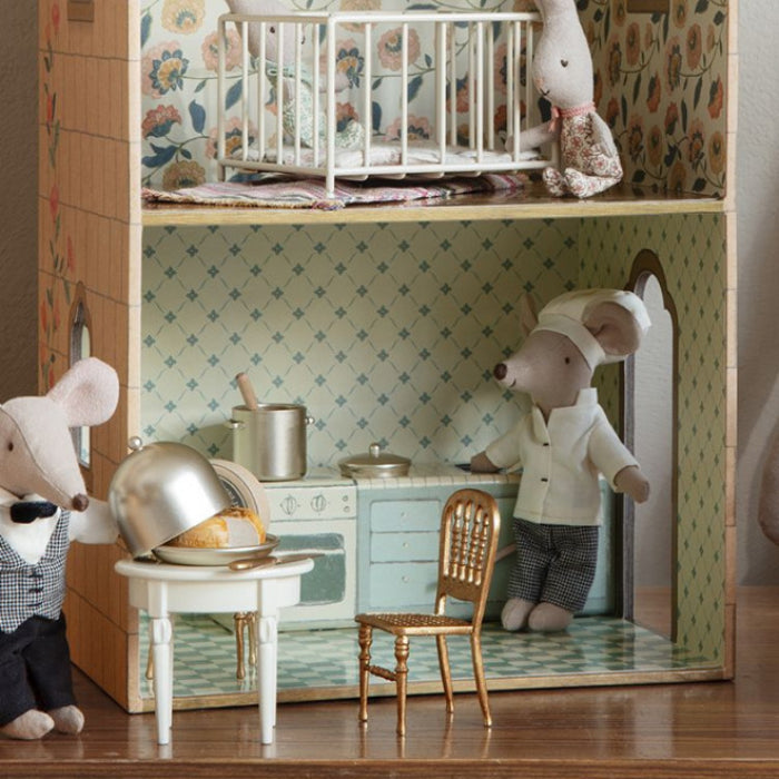Maileg Toys Mouse Living Miniature Chair Gold