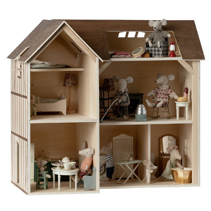 Maileg Toys Mouse Dollhouse Miniature Mouse Hole Farmhouse