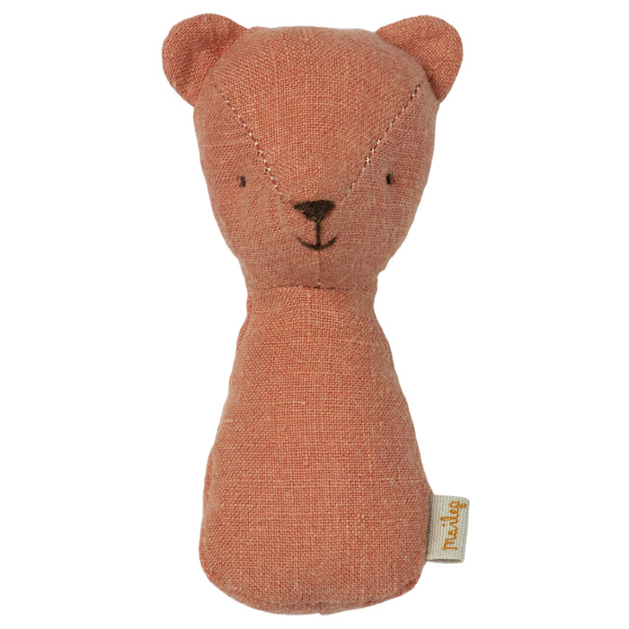Maileg Toys Teddy Rattle Dusty Coral